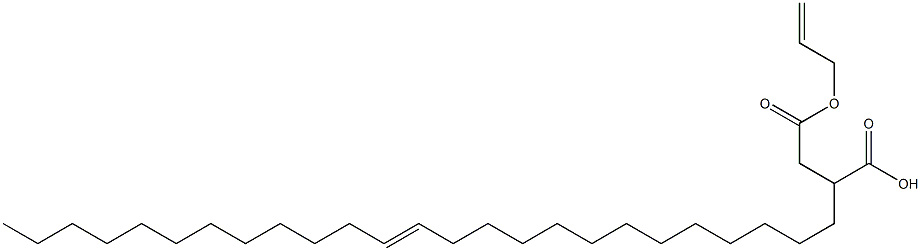 2-(13-Pentacosenyl)succinic acid 1-hydrogen 4-allyl ester Struktur
