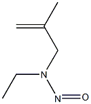 N-Ethyl-2-methyl-N-nitroso-2-propen-1-amine Structure