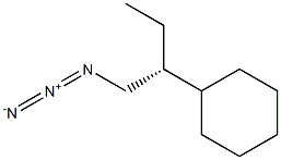 [R,(+)]-2-Cyclohexylbutyl azide Structure