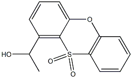1-(1-Hydroxyethyl)phenoxathiin 10,10-dioxide 结构式
