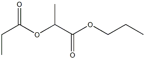 2-(Propionyloxy)propionic acid propyl ester 结构式