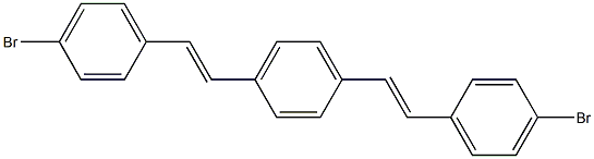1,4-Bis[(E)-4-bromostyryl]benzene Structure