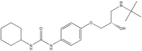 N-Cyclohexyl-N'-[4-[(S)-3-[(1,1-dimethylethyl)amino]-2-hydroxypropoxy]phenyl]urea