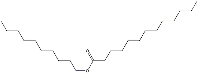 Tridecanoic acid decyl ester 结构式