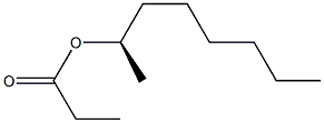 (R)-2-Octanol propionate Struktur