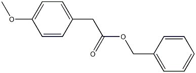 2-(4-Methoxyphenyl)acetic acid benzyl ester,,结构式