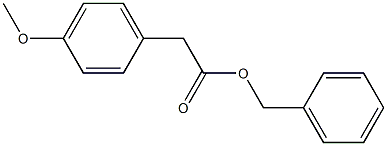 2-(4-Methoxyphenyl)acetic acid benzyl ester Structure