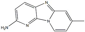 2-Amino-7-methyldipyrido[1,2-a:3',2'-d]imidazole Structure