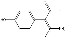 4-[Amino]-3-(4-hydroxyphenyl)-3-penten-2-one