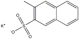 3-Methyl-2-naphthalenesulfonic acid potassium salt Struktur