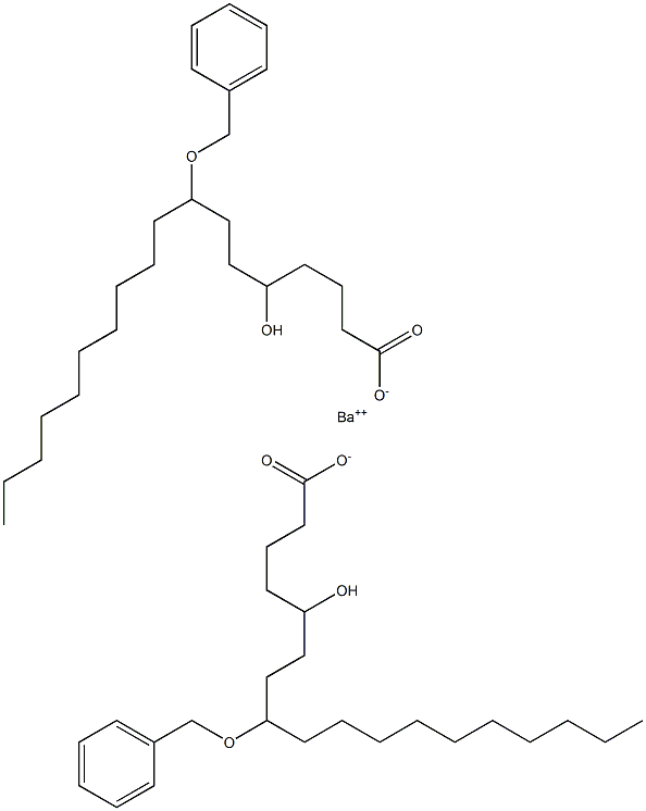 Bis(8-benzyloxy-5-hydroxystearic acid)barium salt