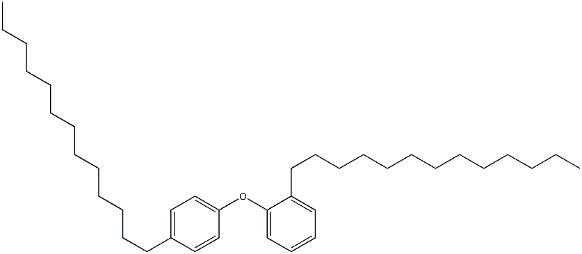 2,4'-ジトリデシル[オキシビスベンゼン] 化学構造式