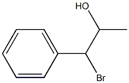 1-ブロモ-1-フェニルプロパン-2-オール 化学構造式
