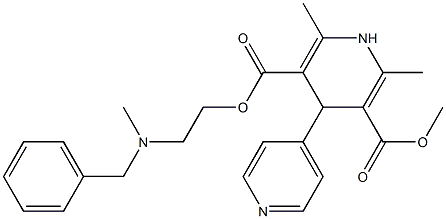  4-(Pyridin-4-yl)-1,4-dihydro-2,6-dimethylpyridine-3,5-dicarboxylic acid 3-methyl 5-[2-(N-methyl-N-benzylamino)ethyl] ester