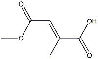3-Methylfumaric acid 1-methyl ester Struktur