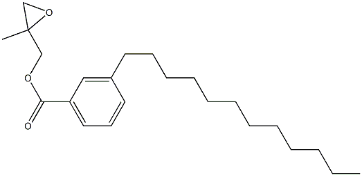 3-Dodecylbenzoic acid 2-methylglycidyl ester