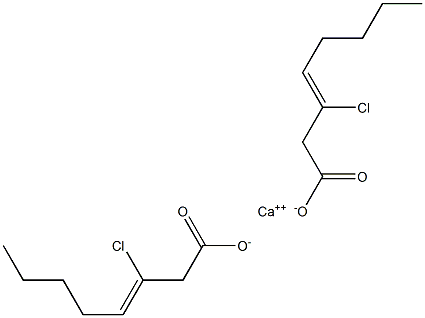 Bis(3-chloro-3-octenoic acid)calcium salt