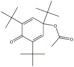 2,4,6-Tri-tert-butyl-4-acetoxy-2,5-cyclohexadiene-1-one