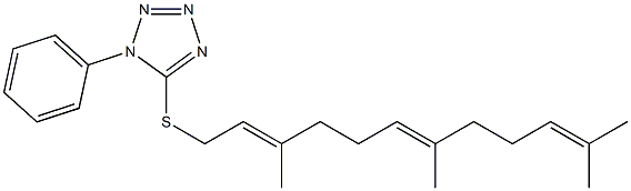 5-[[(2E,6E)-3,7,11-Trimethyl-2,6,10-dodecatrien]-1-ylthio]-1-phenyl-1H-tetrazole