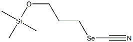 3-Trimethylsiloxypropyl selenocyanate Structure