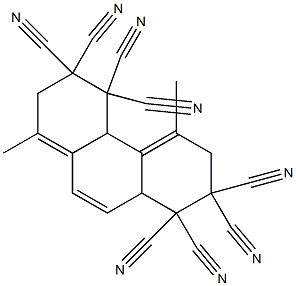1,5-Dimethyl-2,3,4,4a,6,7,8,8a-octahydrophenanthrene-3,3,4,4,7,7,8,8-octacarbonitrile,,结构式