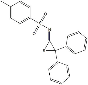 N-[(2Z)-3,3-Diphenylthiiran-2-ylidene]-4-methylbenzenesulfonamide