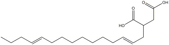 (2,11-Pentadecadienyl)succinic acid Structure