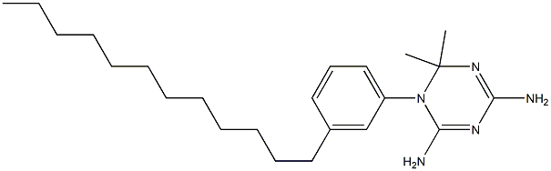 4,6-Diamino-1,2-dihydro-2,2-dimethyl-1-[3-dodecylphenyl]-1,3,5-triazine