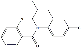 3-(4-Chloro-2-methylphenyl)-2-ethylquinazolin-4(3H)-one Structure