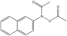 N-Acetyloxy-N-(2-naphtyl)acetamide 结构式