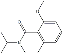 N-Isopropyl-6,N-dimethyl-2-methoxybenzamide 结构式