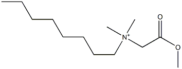 N-(Methoxycarbonylmethyl)-N,N-dimethyl-1-octanaminium