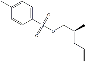 (+)-p-トルエンスルホン酸(S)-2-メチル-4-ペンテン-1-イル 化学構造式