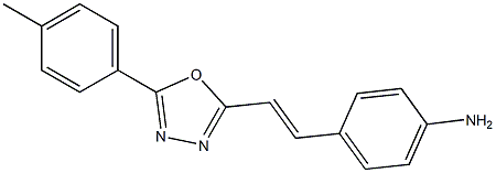 2-(4-Aminostyryl)-5-(4-methylphenyl)-1,3,4-oxadiazole