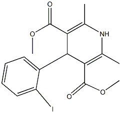 1,4-Dihydro-4-(2-iodophenyl)-2,6-dimethylpyridine-3,5-dicarboxylic acid dimethyl ester