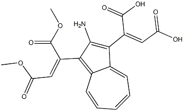 2,2'-(2-Aminoazulene-1,3-diyl)bis[(E)-2-butenedioic acid dimethyl] ester