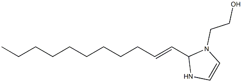 2-(1-Undecenyl)-4-imidazoline-1-ethanol Struktur