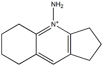 4-Amino-2,3,5,6,7,8-hexahydro-1H-cyclopenta[b]quinolin-4-ium Structure