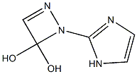 2-[(2,3-Dihydro-3,3-dihydroxy-1,2-diazet)-2-yl]-1H-imidazole Struktur