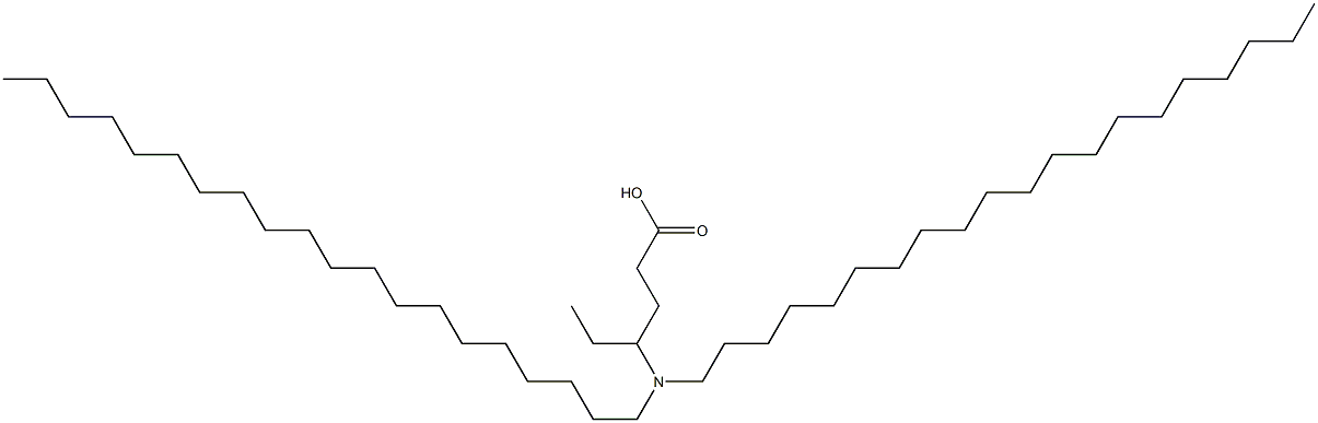 4-(Diicosylamino)hexanoic acid 结构式