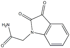 2,3-Dioxoindoline-1-acetamide,,结构式