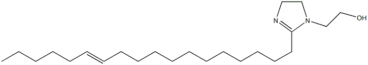 2-(12-Octadecenyl)-2-imidazoline-1-ethanol Struktur