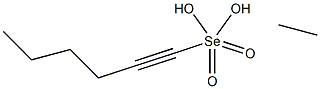 Ethaneselenoic acid Se-(1-hexynyl) ester