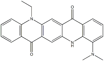 4-(Dimethylamino)-12-ethyl-5,12-dihydroquino[2,3-b]acridine-7,14-dione