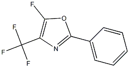 5-Fluoro-2-phenyl-4-(trifluoromethyl)oxazole 结构式