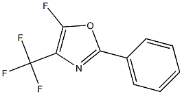 5-Fluoro-2-phenyl-4-(trifluoromethyl)oxazole Structure