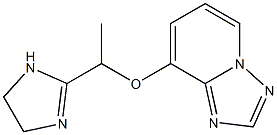 2-[1-([1,2,4]Triazolo[1,5-a]pyridin-8-yloxy)ethyl]-2-imidazoline|