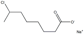 7-クロロオクタン酸ナトリウム 化学構造式