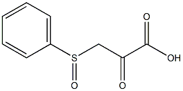 1-Phenyl-3-oxo-3-carboxy-1-thiapropane1-oxide Structure