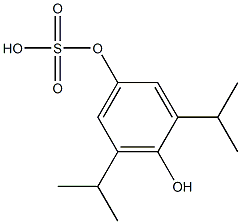 3,5-Diisopropyl-4-hydroxyphenylsulfate Structure